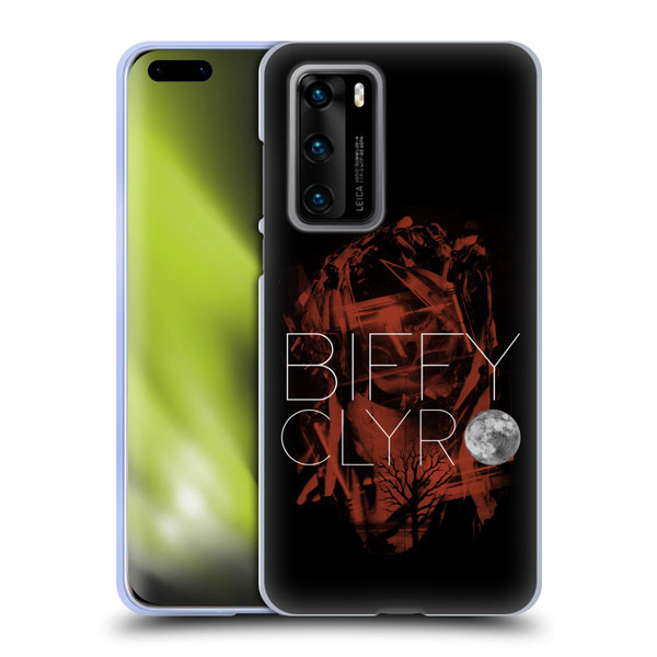 Biffy Clyro Graphics Red Soft Gel Case for Huawei P40 5G
