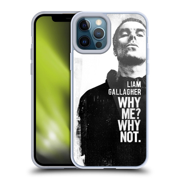 Liam Gallagher Graphics Why Me Soft Gel Case for Apple iPhone 12 Pro Max