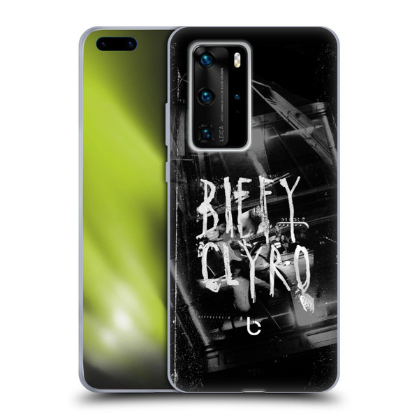 Biffy Clyro Graphics Black White Soft Gel Case for Huawei P40 Pro / P40 Pro Plus 5G