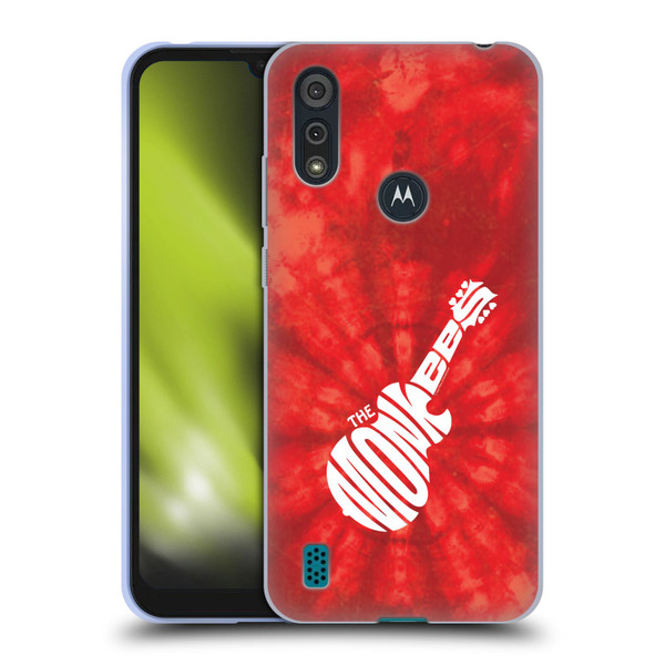 The Monkees Graphics Logo In Red Soft Gel Case for Motorola Moto E6s (2020)