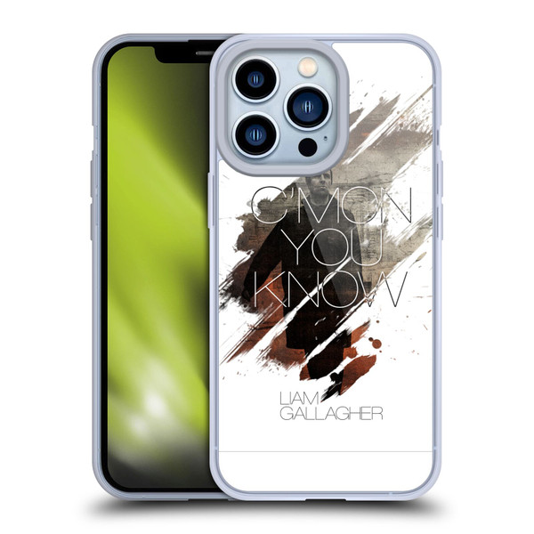 Liam Gallagher Graphics C'mon You Know Soft Gel Case for Apple iPhone 13 Pro