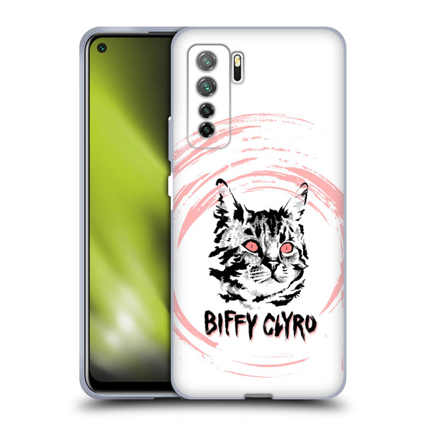 Biffy Clyro Graphics Cat Soft Gel Case for Huawei Nova 7 SE/P40 Lite 5G