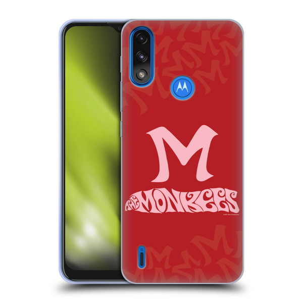 The Monkees Graphics Logotype Soft Gel Case for Motorola Moto E7 Power / Moto E7i Power