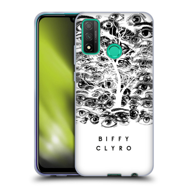 Biffy Clyro Graphics Eyes Soft Gel Case for Huawei P Smart (2020)