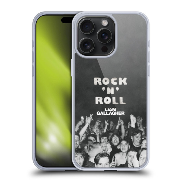 Liam Gallagher Graphics Album Cover Soft Gel Case for Apple iPhone 15 Pro Max