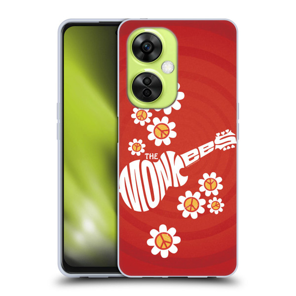 The Monkees Graphics Pattern In Red Soft Gel Case for OnePlus Nord CE 3 Lite 5G