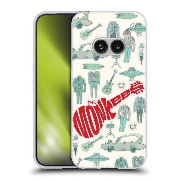 The Monkees Graphics Pattern Soft Gel Case for Nothing Phone (2a)