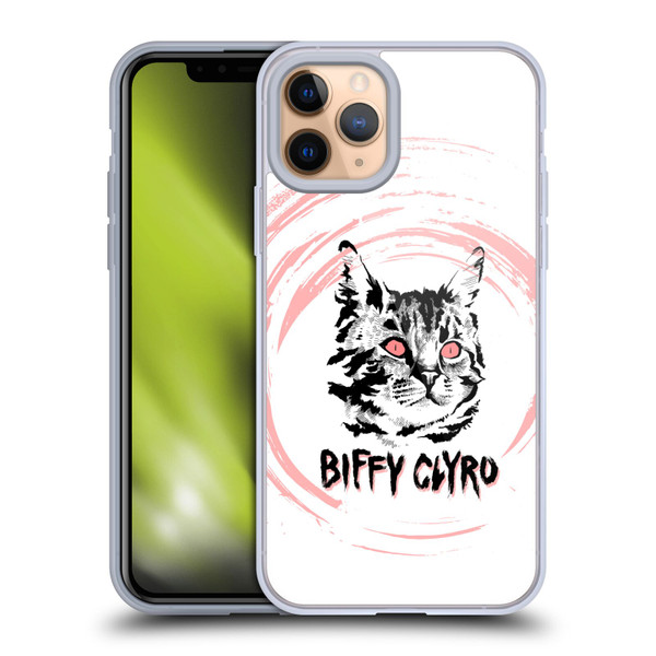 Biffy Clyro Graphics Cat Soft Gel Case for Apple iPhone 11 Pro