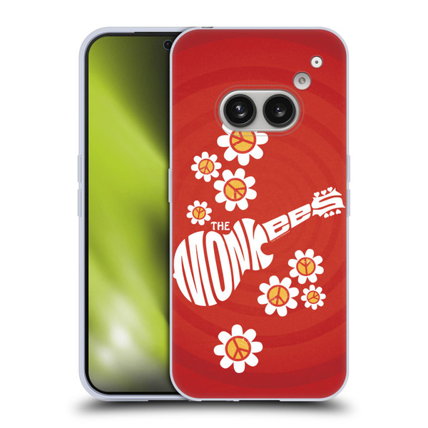 The Monkees Graphics Pattern In Red Soft Gel Case for Nothing Phone (2a)