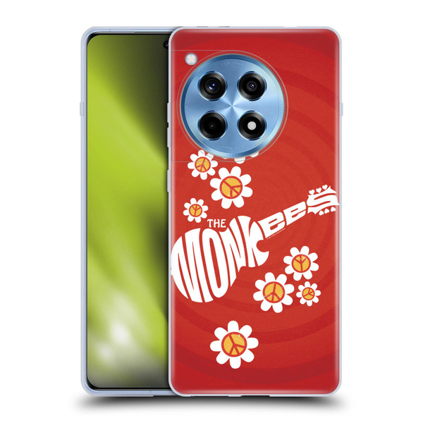 The Monkees Graphics Pattern In Red Soft Gel Case for OnePlus 12R