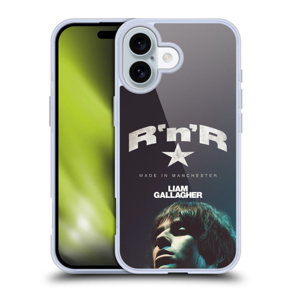 Liam Gallagher Graphics Rkid Soft Gel Case for Apple iPhone 16