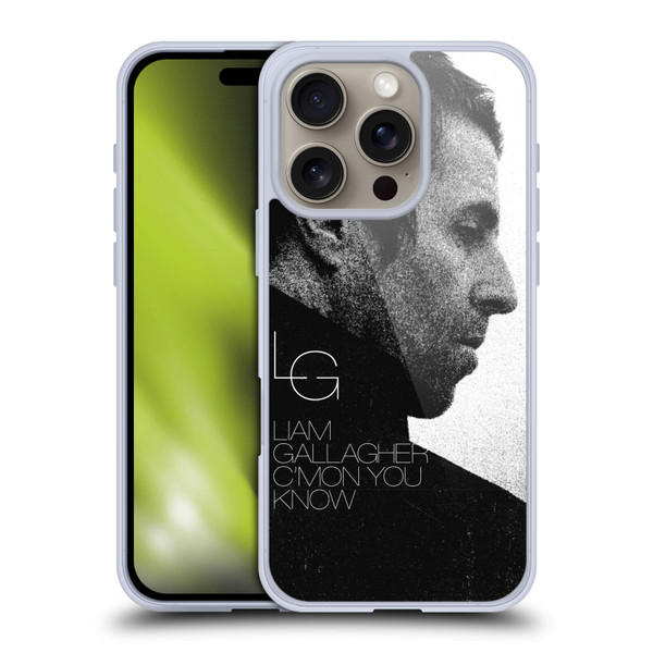 Liam Gallagher Graphics C'mon You Know Album Soft Gel Case for Apple iPhone 16 Pro