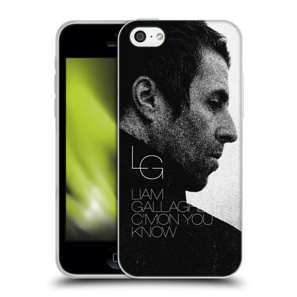 Liam Gallagher Graphics C'mon You Know Album Soft Gel Case for Apple iPhone 5c
