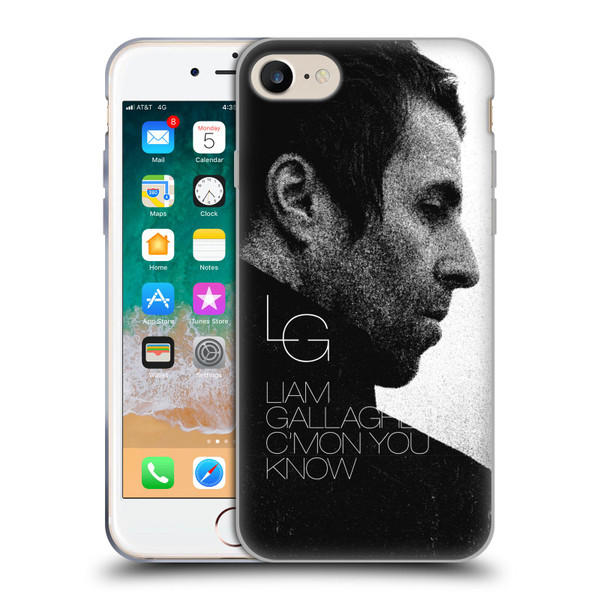 Liam Gallagher Graphics C'mon You Know Album Soft Gel Case for Apple iPhone 7 / 8 / SE 2020 & 2022