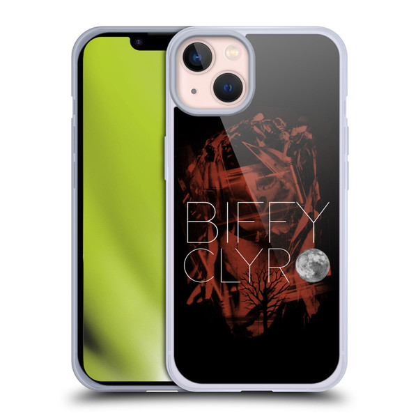 Biffy Clyro Graphics Red Soft Gel Case for Apple iPhone 13