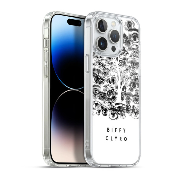 Biffy Clyro Graphics Eyes Soft Gel Case for Apple iPhone 13 Pro Max & MagSafe