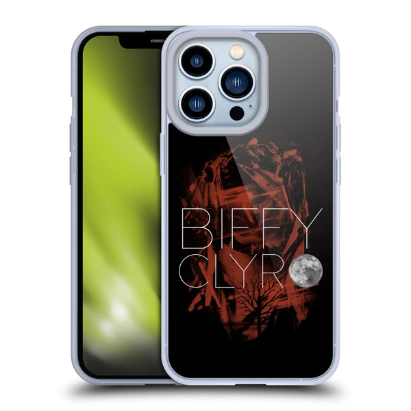 Biffy Clyro Graphics Red Soft Gel Case for Apple iPhone 13 Pro