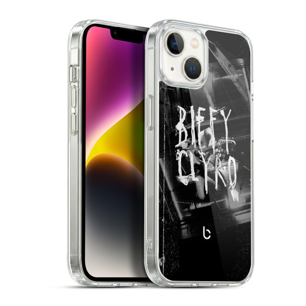 Biffy Clyro Graphics Black White Soft Gel Case for Apple iPhone 14 Plus & MagSafe