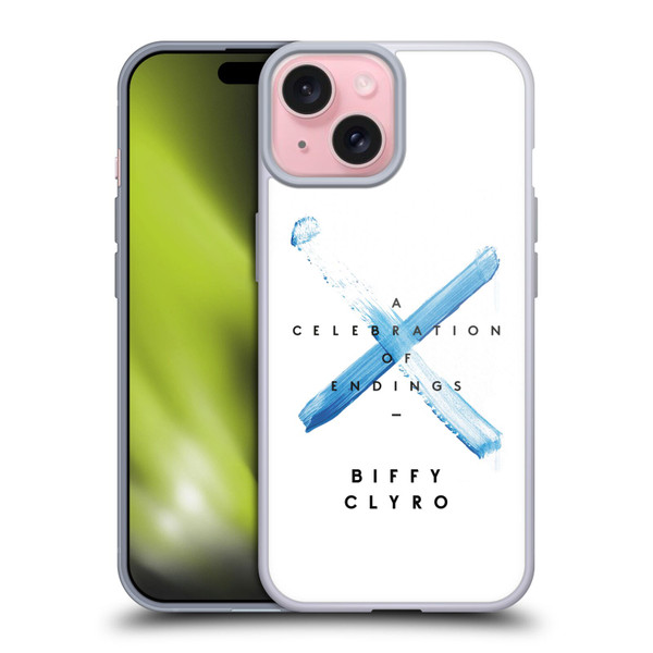 Biffy Clyro Graphics A Celebration Of Endings Soft Gel Case for Apple iPhone 15