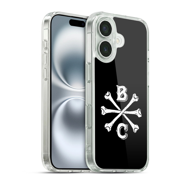 Biffy Clyro Graphics Bones Logo Soft Gel Case for Apple iPhone 16 & MagSafe