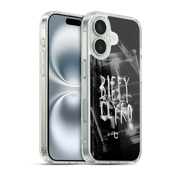 Biffy Clyro Graphics Black White Soft Gel Case for Apple iPhone 16 & MagSafe