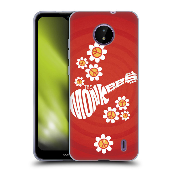 The Monkees Graphics Pattern In Red Soft Gel Case for Nokia C10 / C20