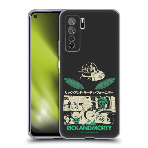 Rick And Morty Duo Graphics Portals Soft Gel Case for Huawei Nova 7 SE/P40 Lite 5G