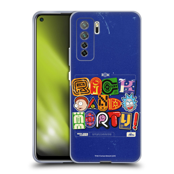 Rick And Morty Duo Graphics Typography Soft Gel Case for Huawei Nova 7 SE/P40 Lite 5G