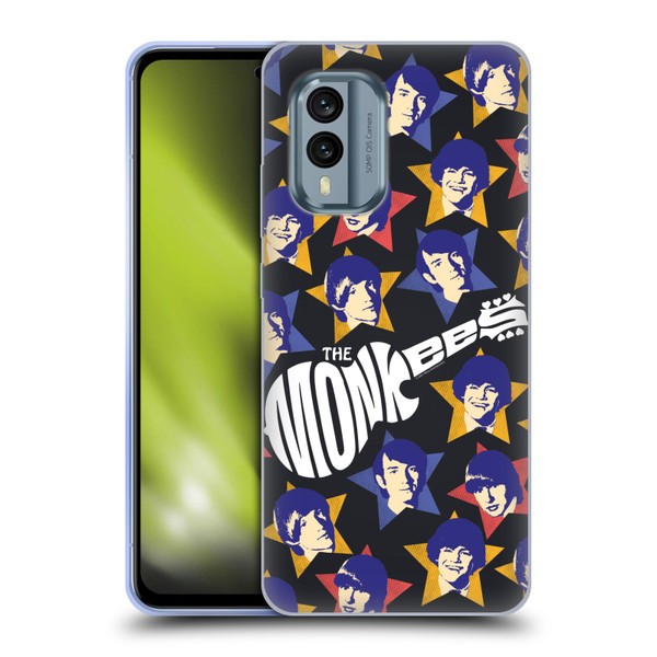The Monkees Graphics Band Members Soft Gel Case for Nokia X30