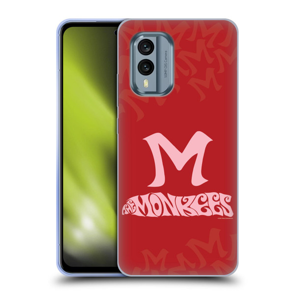 The Monkees Graphics Logotype Soft Gel Case for Nokia X30