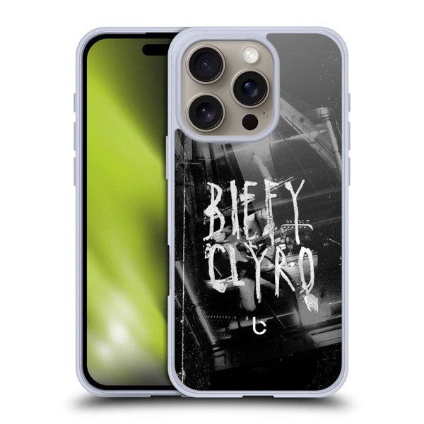 Biffy Clyro Graphics Black White Soft Gel Case for Apple iPhone 16 Pro