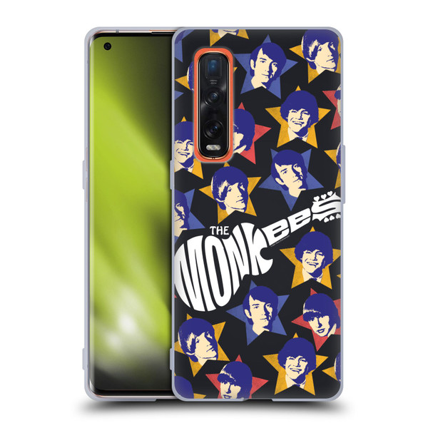 The Monkees Graphics Band Members Soft Gel Case for OPPO Find X2 Pro 5G
