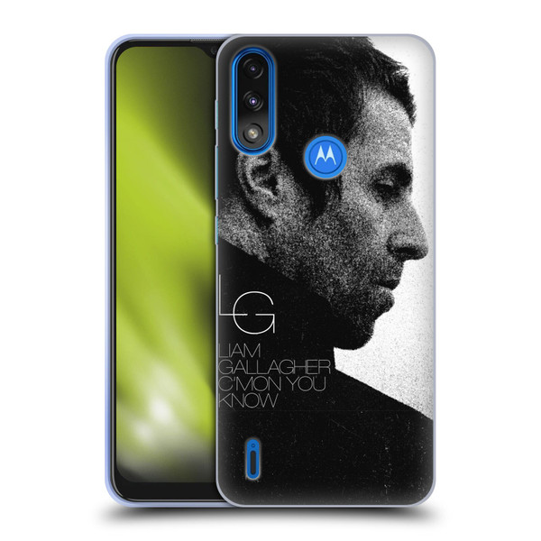 Liam Gallagher Graphics C'mon You Know Album Soft Gel Case for Motorola Moto E7 Power / Moto E7i Power