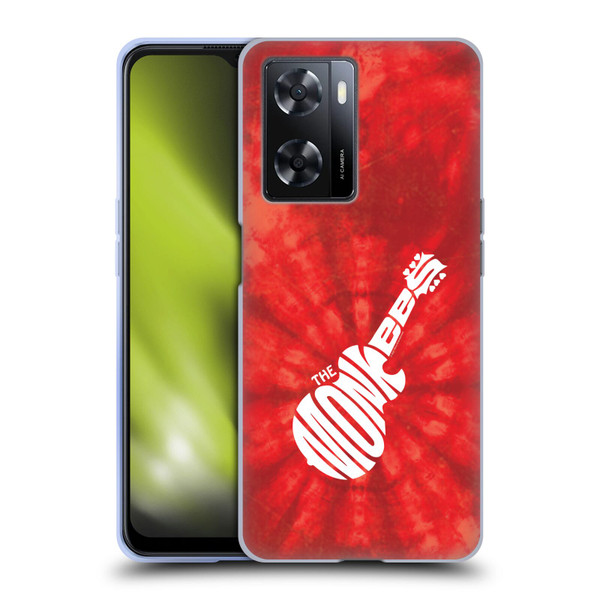 The Monkees Graphics Logo In Red Soft Gel Case for OPPO A57s