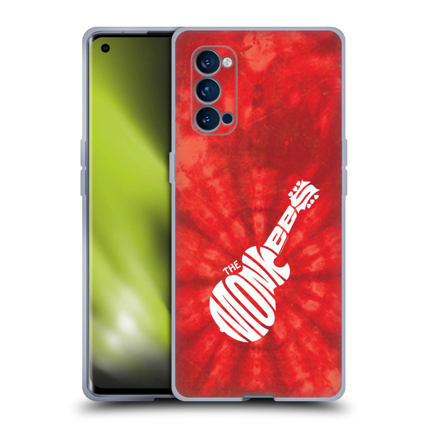 The Monkees Graphics Logo In Red Soft Gel Case for OPPO Reno 4 Pro 5G