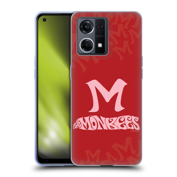 The Monkees Graphics Logotype Soft Gel Case for OPPO Reno8 4G