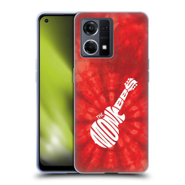 The Monkees Graphics Logo In Red Soft Gel Case for OPPO Reno8 4G