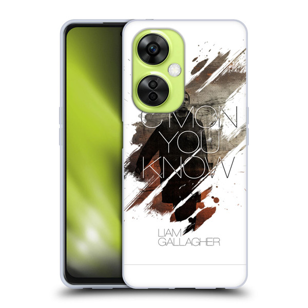 Liam Gallagher Graphics C'mon You Know Soft Gel Case for OnePlus Nord CE 3 Lite 5G