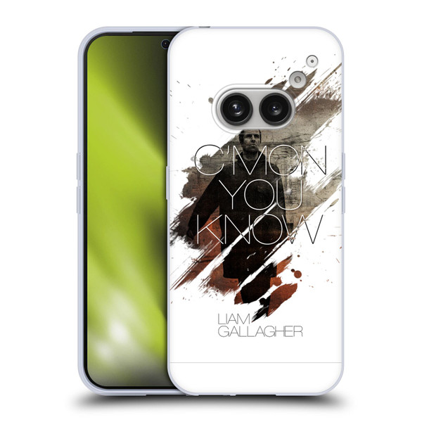 Liam Gallagher Graphics C'mon You Know Soft Gel Case for Nothing Phone (2a)