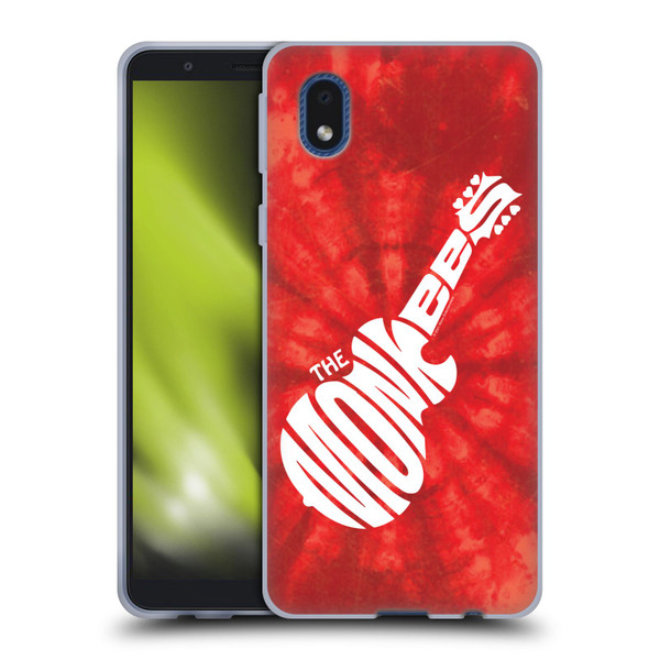 The Monkees Graphics Logo In Red Soft Gel Case for Samsung Galaxy A01 Core (2020)