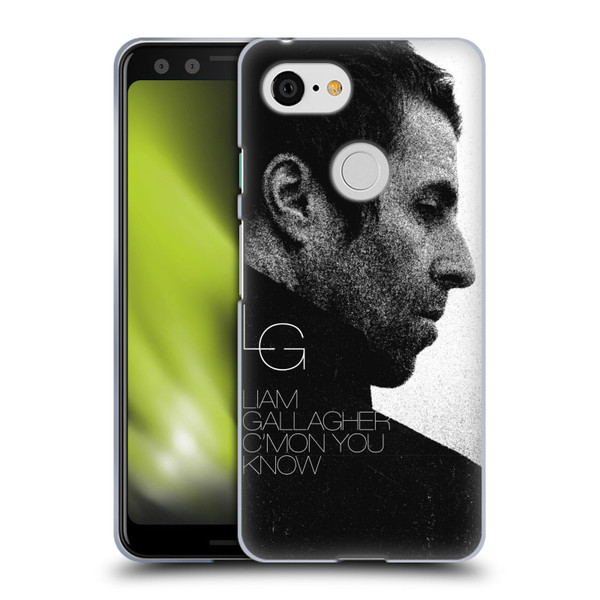 Liam Gallagher Graphics C'mon You Know Album Soft Gel Case for Google Pixel 3