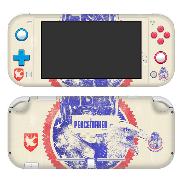 Peacemaker: Television Series Graphics Christopher Smith & Eagly Vinyl Sticker Skin Decal Cover for Nintendo Switch Lite