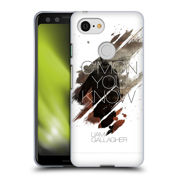 Liam Gallagher Graphics C'mon You Know Soft Gel Case for Google Pixel 3