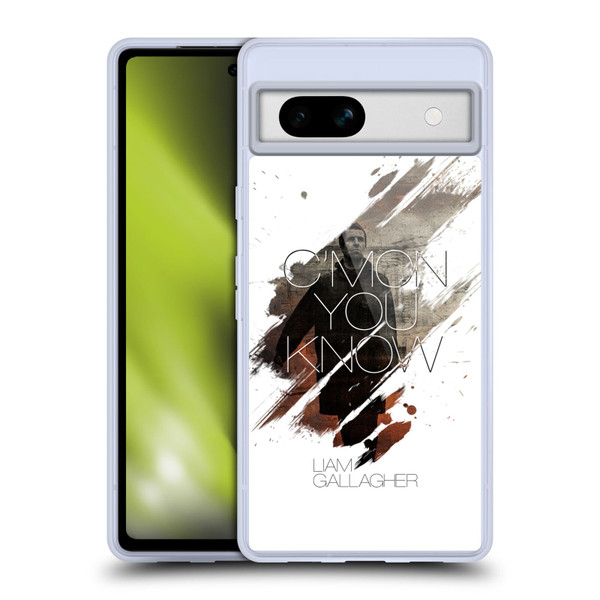 Liam Gallagher Graphics C'mon You Know Soft Gel Case for Google Pixel 7a