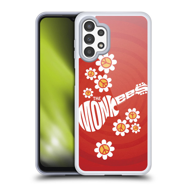 The Monkees Graphics Pattern In Red Soft Gel Case for Samsung Galaxy A13 (2022)
