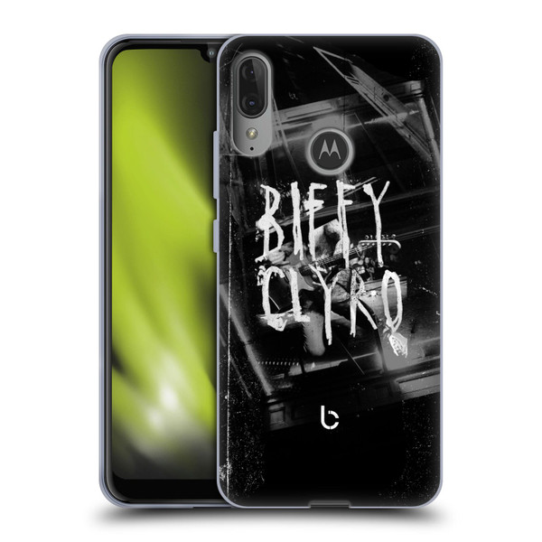 Biffy Clyro Graphics Black White Soft Gel Case for Motorola Moto E6 Plus