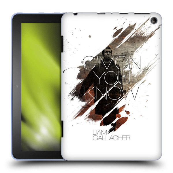 Liam Gallagher Graphics C'mon You Know Soft Gel Case for Amazon Fire HD 8/Fire HD 8 Plus 2020