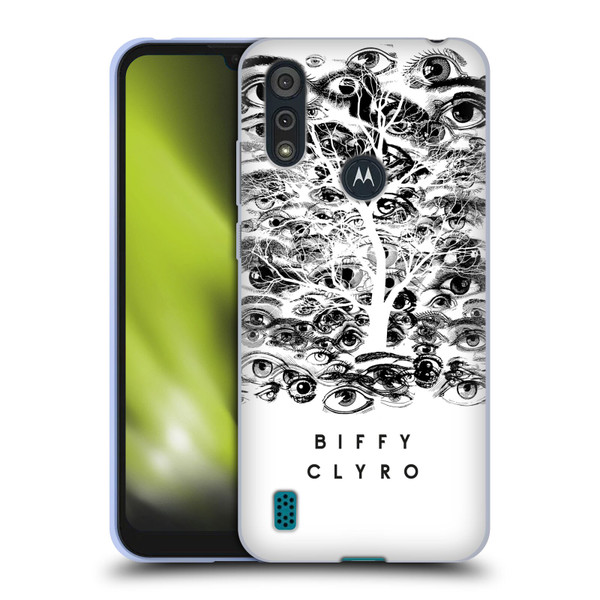 Biffy Clyro Graphics Eyes Soft Gel Case for Motorola Moto E6s (2020)