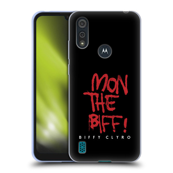 Biffy Clyro Graphics Mon The Biff Soft Gel Case for Motorola Moto E6s (2020)