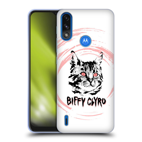 Biffy Clyro Graphics Cat Soft Gel Case for Motorola Moto E7 Power / Moto E7i Power